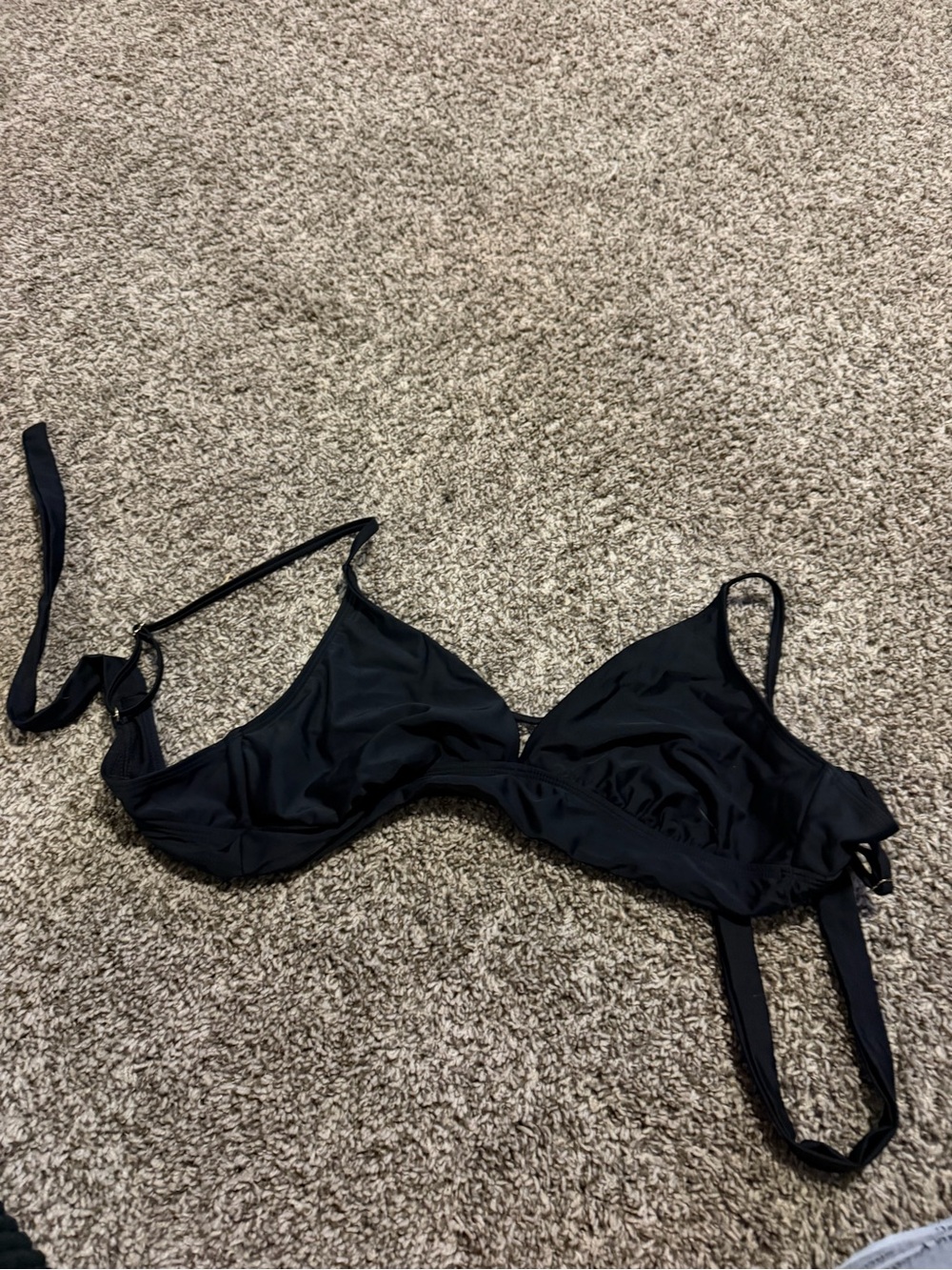Black Women's Bikini Top - Classic Swim Bralette
